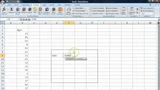 Basic statistics tutorial 4 Built in functions in Excel 2007