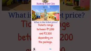 What is the ticket price for Ramoji Film City ? #shorts #travelshorts #ramojifilmcity