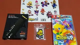 Unboxing Chocobo GP For Nintendo Switch and WD Black SN850 1TB NVMe SSD for PS5
