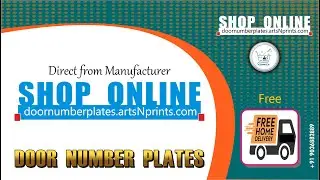 GET 30% DISCOUNT Karnataka Shop online Room number plates direct from manufacturer artsnprints.com