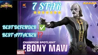MCOC 7* EBONY MAW🤩 ONLY A DEFENDER?? 🧀