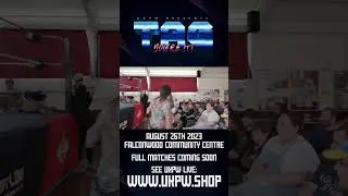Scotty Rawk Sends Safire Reed To The Outside #britishwrestling #wrestling