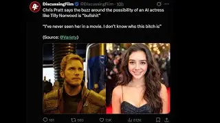 Chris Pratt Calls Out AI Actress: &lsquo;Absurd Bitch'...