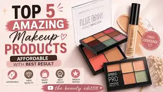 Top 5 amazing makeup products| affordable products for 2026 makeup