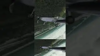 A rollover on a Eurostar EV97 non aerobatic aircraft #aviation #aerobatics #ultralight #airplane