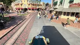 Disneyland Main Street USA Omnibus 01/29/26 Ride from City Hall to Sleeping Beauty’s Castle POV ASMR
