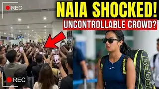 INSANE Moments from Alexandra Eala's Epic NAIA Departure to UAE! 🌍✈️ #Viral