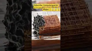 How Is a CPU Made? 🤯CPU Manufacturing Explained in Seconds 💻