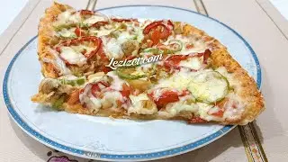 Bol Malzemeli Tavuklu Pizza Nasıl Yapılır?💯