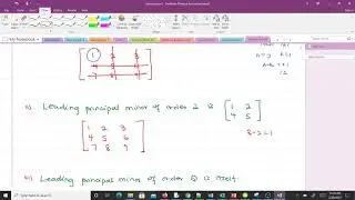 Definiteness of a Matrix using eigen values and leading principal determinants (Lesson 1)