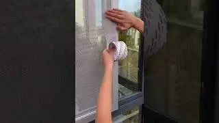 Repair screen window damage,Just stick it#life#shorts#ytshorts#goodthings#respect#share#mosquitoes