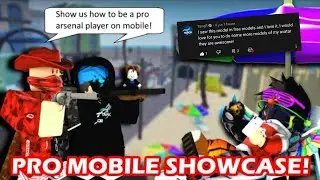 How to be a pro mobile player in Arsenal | Roblox