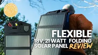18V 21W Folding Solar Panel - Flexible - Review