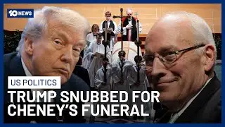 Trump & JD Vance Snubbed For Former US Vice President Dick Cheney&rsquo;s Funeral | 10 News