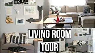 Living Room Tour 2016: AFFORDABLE HOME DECOR