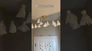 👻DIY Paper ghost ✨ #halloween #diy #papercraft #cutepapercraft #cutecrafts #thingstodo #cute