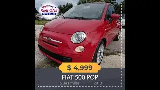 2013 FIAT 500 POP $4999   | R&B Auto Sales |   Used cars for sale in Orlando