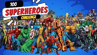 Ultimate Superhero Challenge: Can You Guess the Names of 100 Superheroes?