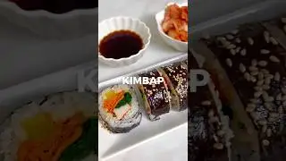 Kimbap (Korean rice roll) #shorts