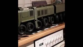 RC TOPOL ICBM Missile Launch Truck 1/16 .. 6axle steering test