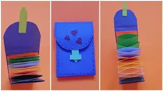 Origami documents holder | paper wallet | card holder@ArtandcraftsWorld008#paperart #craft #handmade