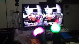 PSVR Surgeon Simulator SteamVR +Trinus +FreePie working 2 hands