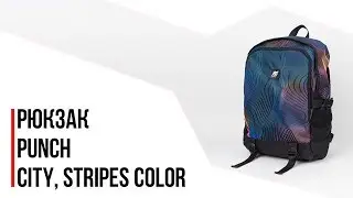 Рюкзак PUNCH - City, Stripes Color
