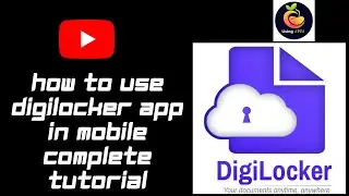 How To Use DigiLocker App In Mobile | DigiLocker App Kaise Use Kare | Complete Tutorial In Hindi🔥