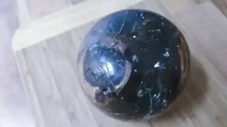 #007 Woodturning wood and resin - Aliensphere