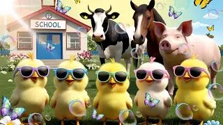 5 Little Chicks Learn Farm Animal Sounds