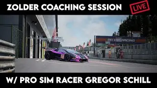 [LIVE] ACC | Zolder - Pro Sim Racer Gregor Schill Teaches Me How to Go Fast at Zolder