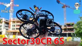 HGLRC Sector30CR 6S 3'' FPV Freestyle / Cinewhoop - Review & Flight Footage