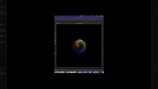 How to draw a rainbow benzene using python turtle #shorts #python