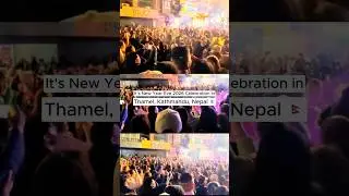 New Year 2026 Eve Celebration at Thamel, Kathmandu | Nepal #nepal #travel #newyear2026