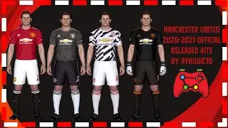 PES 2017|Manchester United 2021 Official Released Kits|by Aykovic10