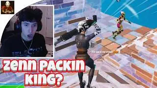 ZENN vs KING😳 (1v1 ZONEWARS) [FORTNITE TOKEN/WAGER]