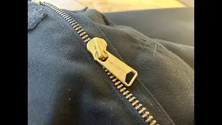 Замена бегунка молнии Carhartt