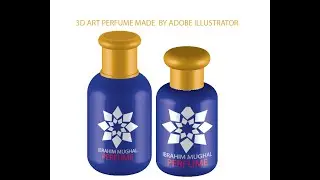 3D Perfume bottle design for #adobeillustrator # ILLUSTRATOR#PRFUME BOTTLE
