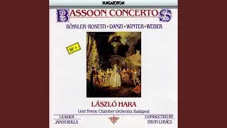 Concerto in C minor fo Bassoon and Orchestra: I. Allegro moderato