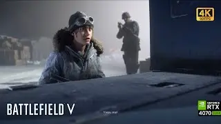 Battlefield V: Wolf and Dog | Realistic Stealth Gameplay [4K 60FPS]