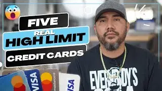 💳 5 EXCLUSIVE HIGH LIMIT Credit Cards You Need to See 💳