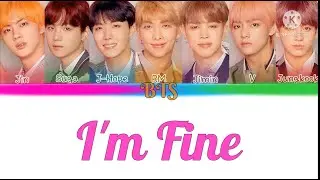 BTS(방탄소년단)-I'm Fine song 8D audio(Color Coded lyrics with Eng/Han Subs!)