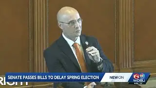 State senate passes bills to delay spring election