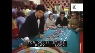 1970s Monte Carlo Casino, Roulette, Gambling, 35mm