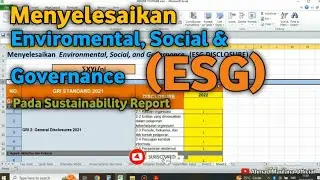 How to Complete ESG (Environmental, Social & Governance) in a Sustainability Report
