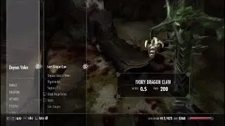 Skyrim Ivory dragon claw and location
