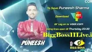PUNEESH SHARMA BigBoss 11
