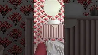 Handmade Gradient Red & White Fish Scale Mosaic Tile Showcase&rdquo;