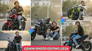 Gemini AI photo editing | Gemini AI bike prompts 