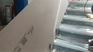 🙏Stairs glass railing farma cutting✂️ Glass farma kaise set kare 🙏🙏